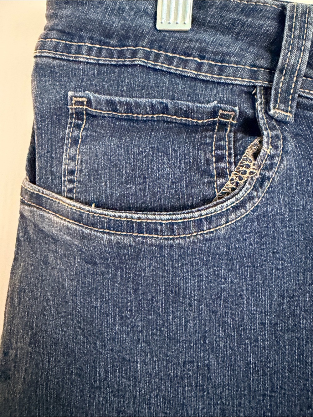 St. John’s Bay Denim Skort Women’s Size 18 Blue Jean Skirt Shorts Stretch Casual - Picture 5 of 7